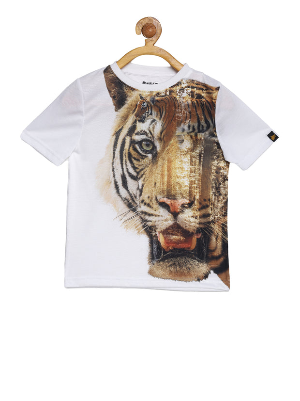 Tiger Side  Kids T-Shirt